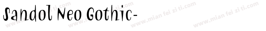 Sandol Neo Gothic字体转换